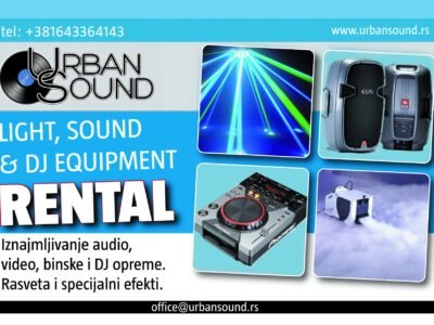 UrbanSound - iznajmljivanje DJ kompleta i DJ opreme
