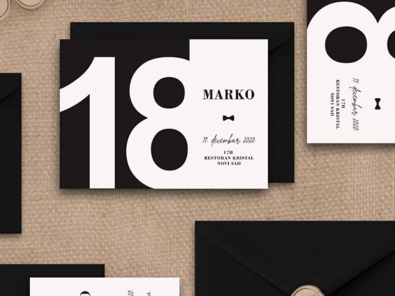 Dizajn pozivnica Novi Sad