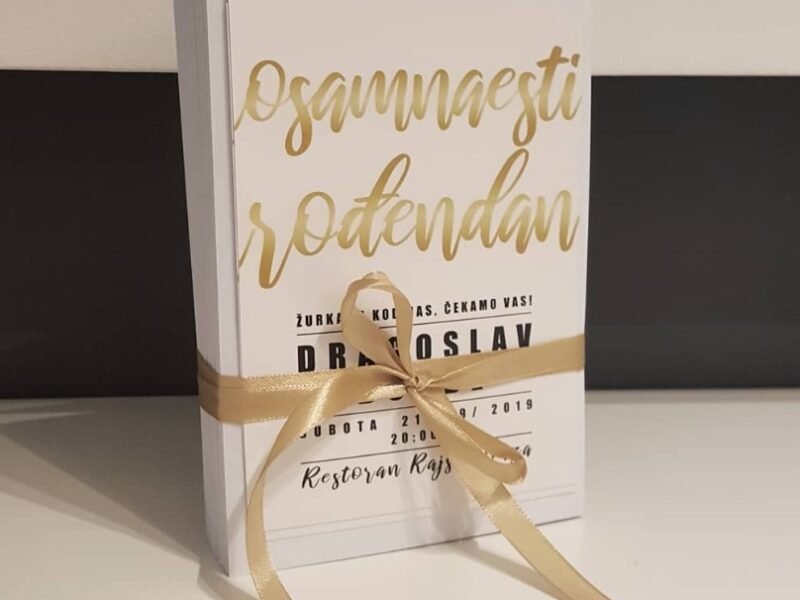 Dizajn pozivnica Novi Sad
