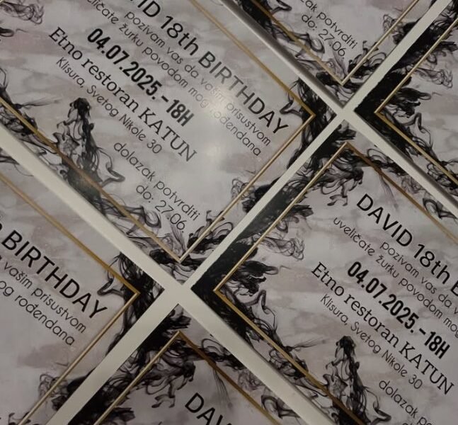 Design Memories - Pozivnice & papirni dizajn Niš