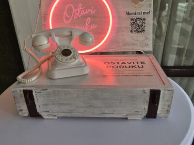 Audio guest book telefon